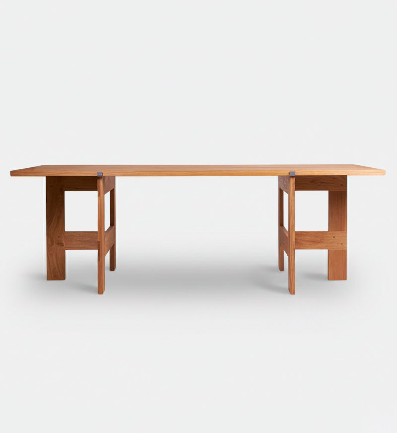 Farmhouse Trestle Table | L220 Planks