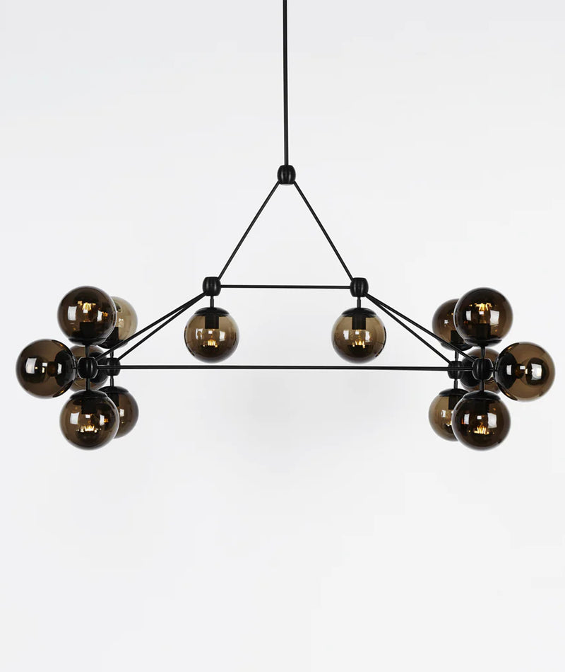 Modo Chandelier - Rectangle, 14 Globes