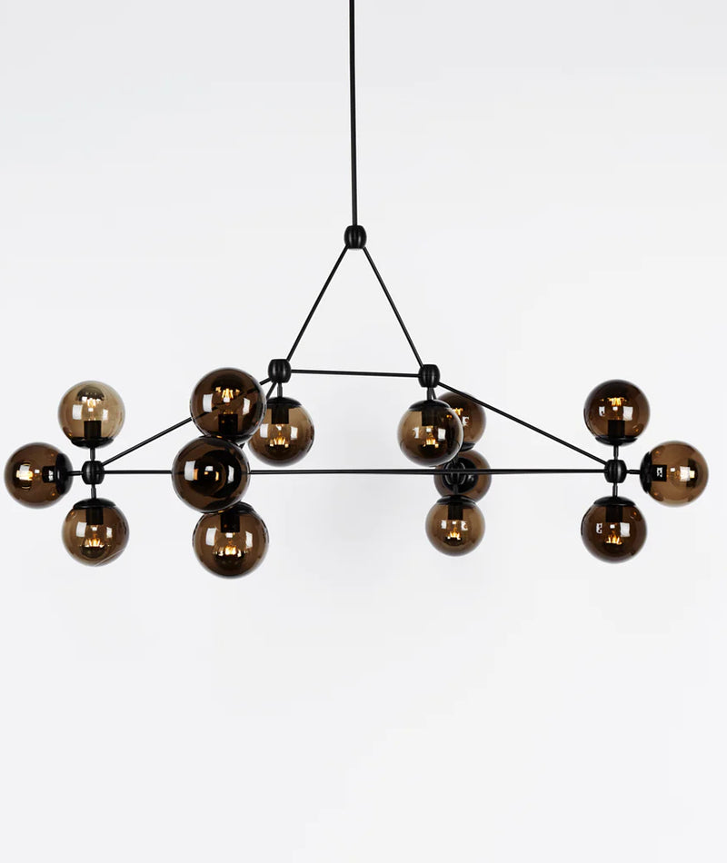 Modo Chandelier - Rectangle, 14 Globes