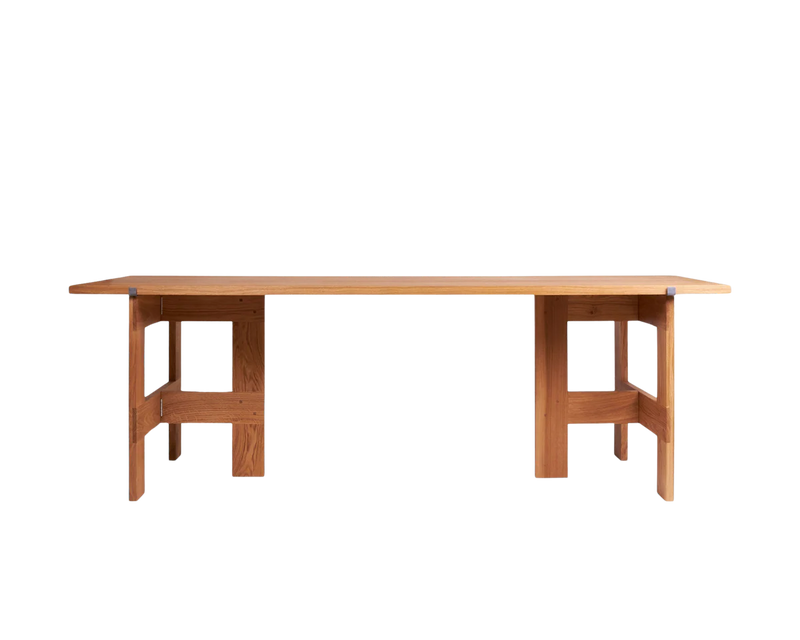 Farmhouse Trestle Table | L220 Planks