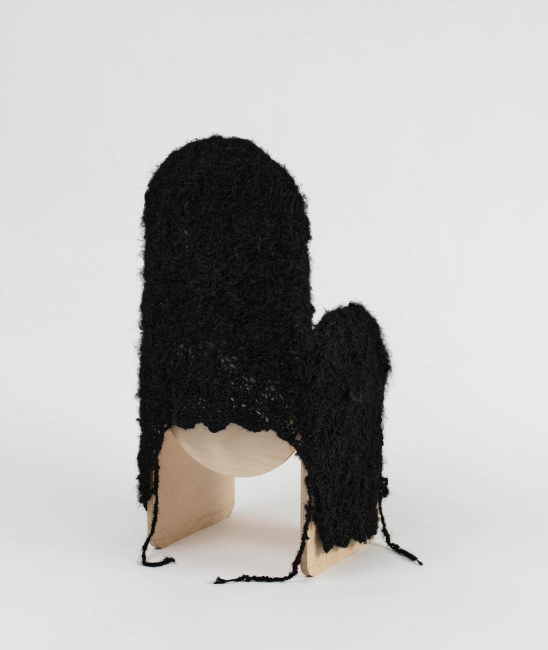 Textile D Chair - Black