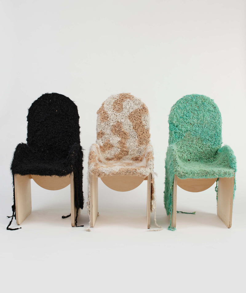 Textile D Chair - Black