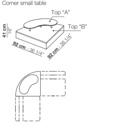 Arcolor - Corner small table