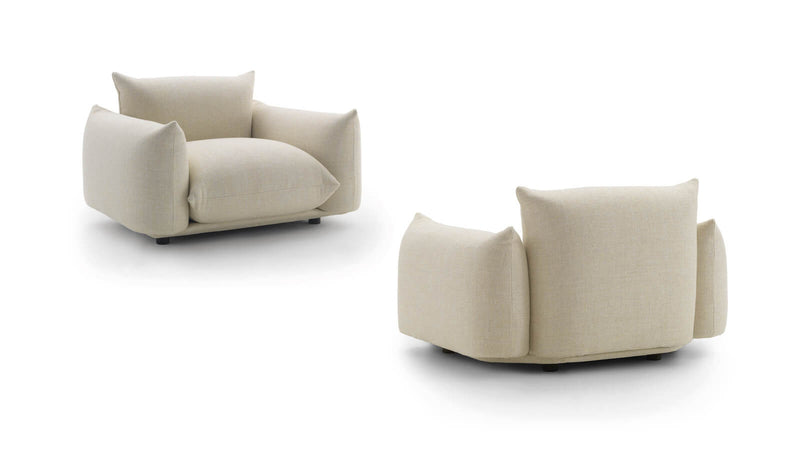 Marenco Armchair with 2 armrests 121cm
